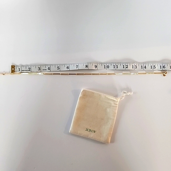 J.Crew Gold-Plated Paper-Clip Collar Necklace - Picture 3 of 5